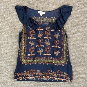 Portrait of a Girl 100% silk top